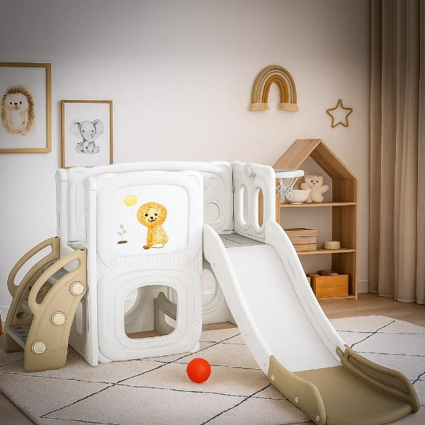 Фото - Игровой комплекс Mealux Tower White/Brown (KD-B013 White/Brown)